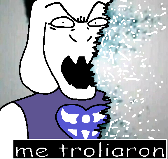 toriel when you attack her right before the last mercy