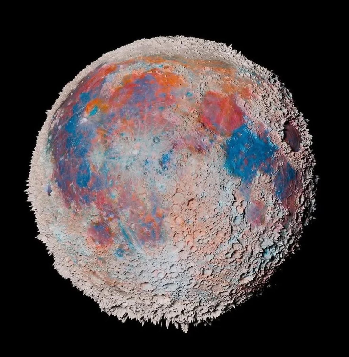 Mapa topográfico de la Luna 🌕
Creado por el altímetro láser LOLA de la nave LRO (NASA).
Los colores muestran las diferencias de altura en la superficie.
Estos datos ayudan a elegir lugares seguros de aterrizaje y planear futuras misiones.