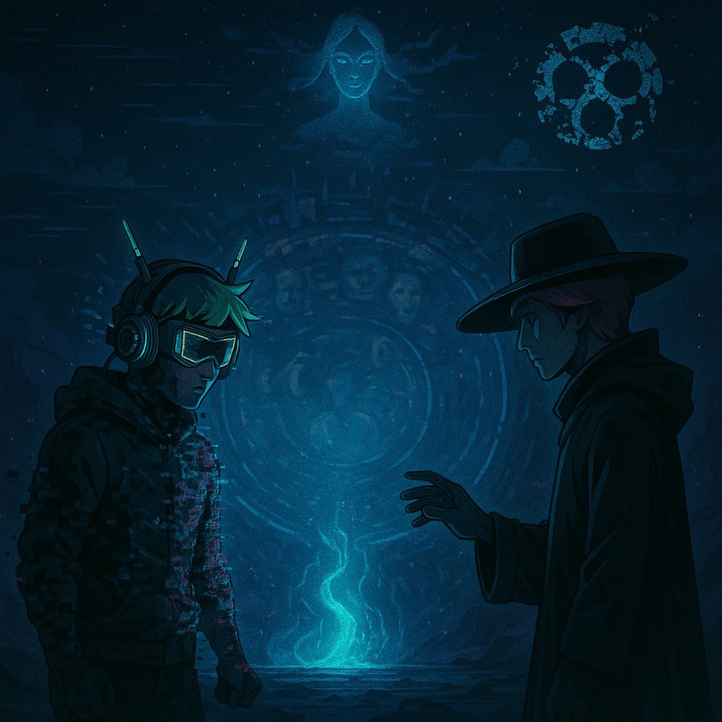 🚨 Season 2 - EP 8: Echo of Who We Were — Season Final 🚨 

Kaito stands before the Core Gate, glitching between who he was and what he became. Memories flicker. Kaijo hesitates.

The line between real and rewritten collapses.  

What decision will they choose?