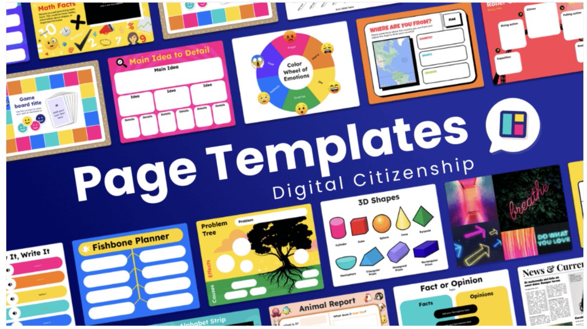 shannonmmiller's tweet photo. It’s #DigitalCitizenshipWeek friends.🥳
We’re diving into @BookCreatorApp new Digital Citizenship page templates—helping students reflect, collaborate & grow as responsible digital citizens.💻
Find them here ➡️ https://t.co/EbZJdhrXJO
And don’t miss @ccmahar4 blog post and my ISTE Digital Explorers book companions too! 📚
#DigCitWeek #FutureReadyLibs #tlchat #edchat #edtech #DigCit #ISTElib #librarians #futureready