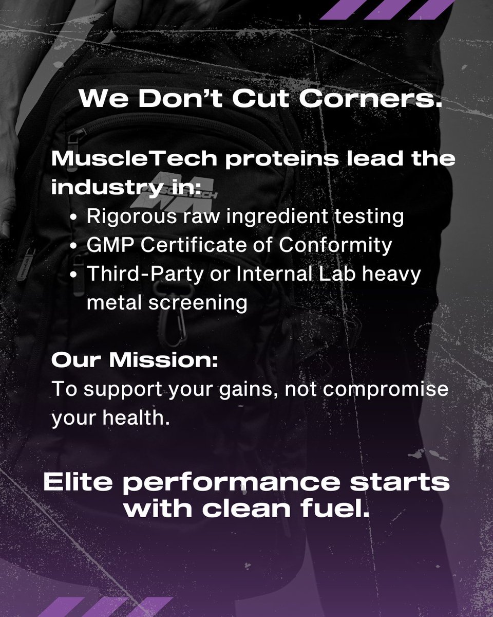 MuscleTech's tweet image. @ConsumerReports&apos; latest testing of 23 leading protein powders revealed a critical truth - MuscleTech was the ONLY brand with NO detectable lead. Our unwavering commitment to quality and rigorous testing delivers the clean protein you deserve.