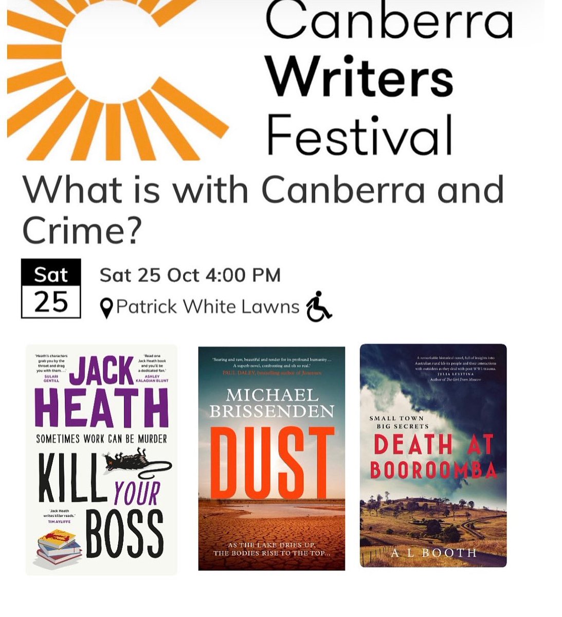 This coming Saturday: