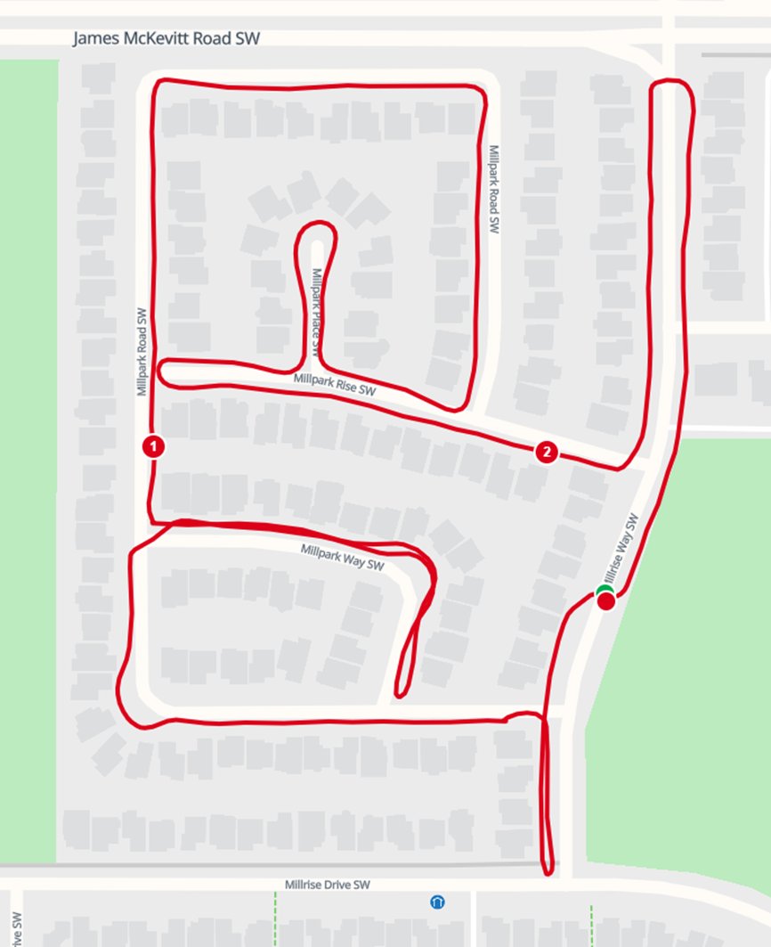 WalkingCalgary's tweet photo. Made a return engagement in #Millrise today, focusing on the streets in the north-central part of the community.
https://t.co/Z1LnYcqBAL
Distance: 2.39 km Duration: 29:24 min
#Calgary #yyc https://t.co/4MsnH0FHh5