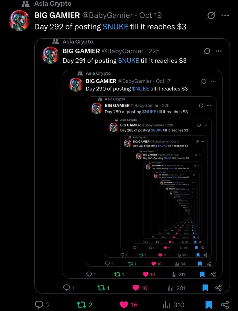 Day 293 of posting $NUKE till it reaches $3