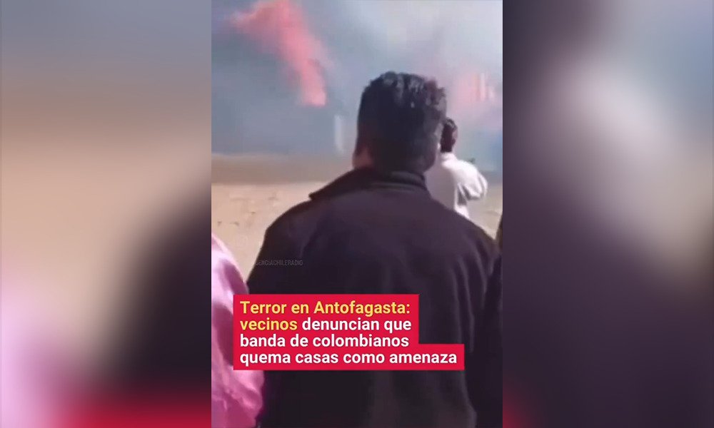 Denuncian que venezolanos y colombianos están quemando casas como amenaza en Antofagasta gamba.cl/2025/10/venezo…
