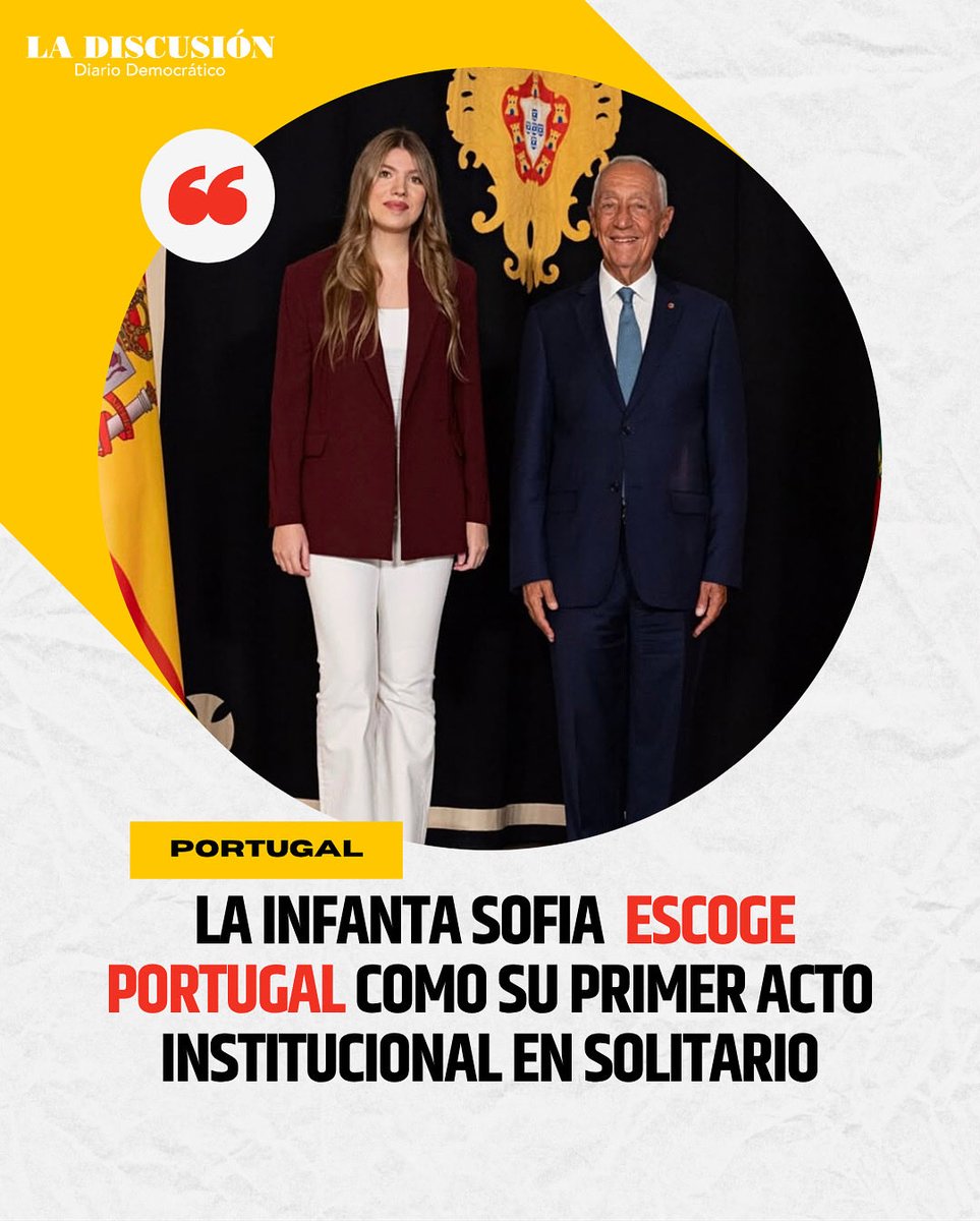 La <a href="/CasaReal/">Casa de S.M. el Rey</a> incluye a Portugal como destino en la formación de la Infanta Sofía.

La hija de Felipe VI y Letizia estudiará ciencias políticas y relaciones internacionales.

La hemos visto junto a Marcelo Rebelo, Presidente de la República, en su PRIMERA visita en solitario.