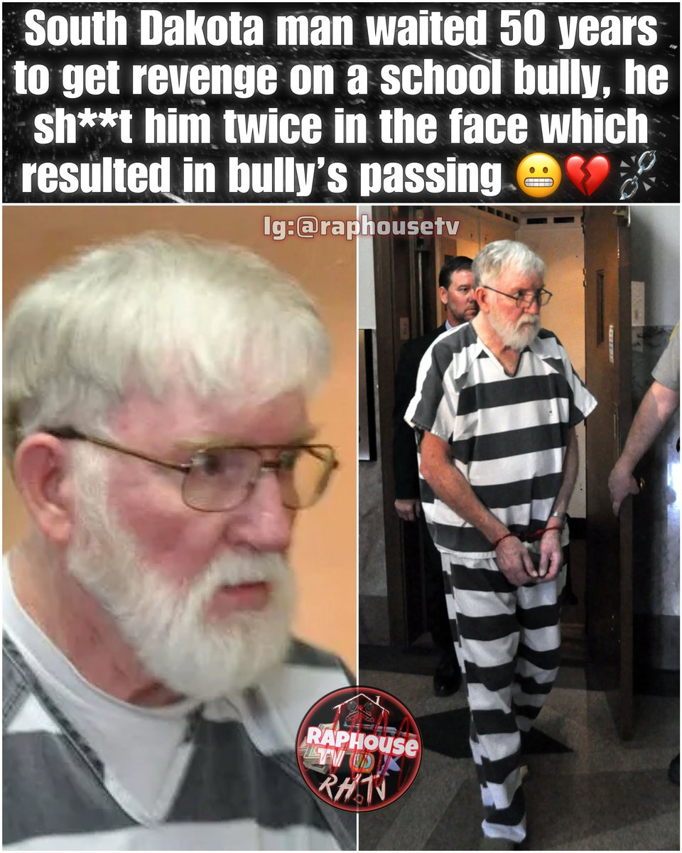 raphousetv2's tweet image. South Dakota man waited 50 years to get revenge on a school bully, he shot him twice in the face which resulted in bully's passing