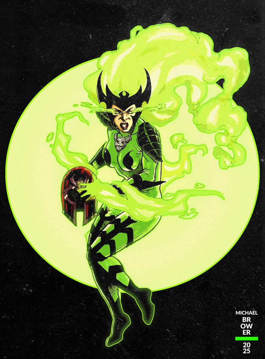 Lorna Dane—Polaris!  Daughter of Magneto.
#LornaDane #Polaris #MarvelsPolaris #XMen #UncannyXMen #Marvel #MarvelComics #XFactor #Magneto #Krakoa #Superheroes #Superhero #Comics #ComicBooks