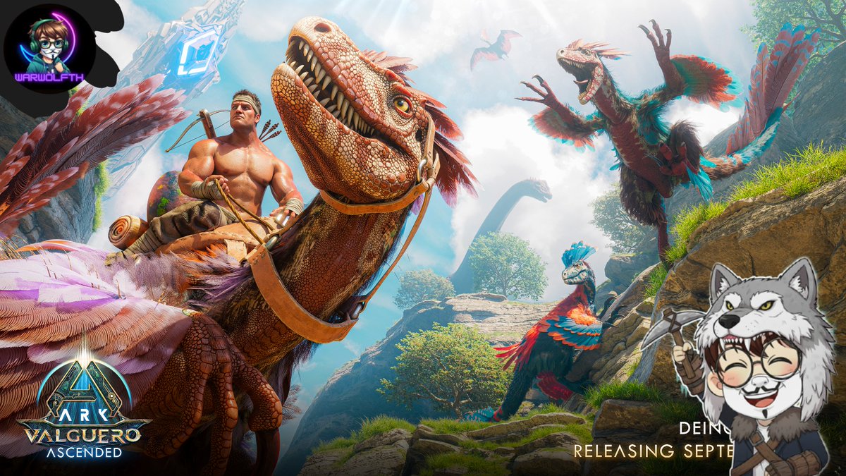warwolfth's tweet photo. 🔴TAMEANDO de TODO en ARK ASCENDED  CAP 41 : VAMOS ah por NUESTRO DEINONICHUS

EN DIRECTO A LAS 8:OO PM HORA DE CHILE:

YOUTUBE:https://t.co/mKhUnAa00D
TWITCH:https://t.co/tMyVcUrfch
KICK:https://t.co/t2js2t78jt https://t.co/zTiDSK3e6t