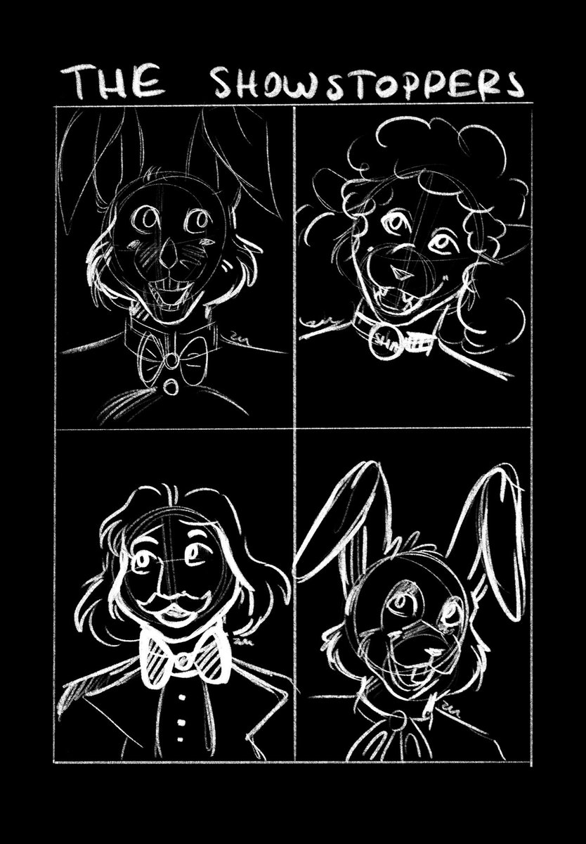TheArtingOne's tweet photo. Day 20- Music
#TheWaltenFiles #Waltentober #Bontherabbit #Shathesheep #Boozootheringmaster #Bannythebunny https://t.co/Gr5YZdMhKy