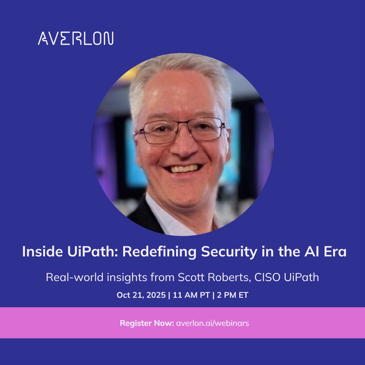 AI is transforming how software is built and secured. As development accelerates, security must move just as fast while maintaining trust and accountability.

Tomorrow at 11 am PT, <a href="/UiPath/">UiPath</a> CISO Scott Roberts joins Averlon’s Rajeev Raghunarayan (<a href="/raraghun/">Rajeev R</a>)  to share how agentic AI