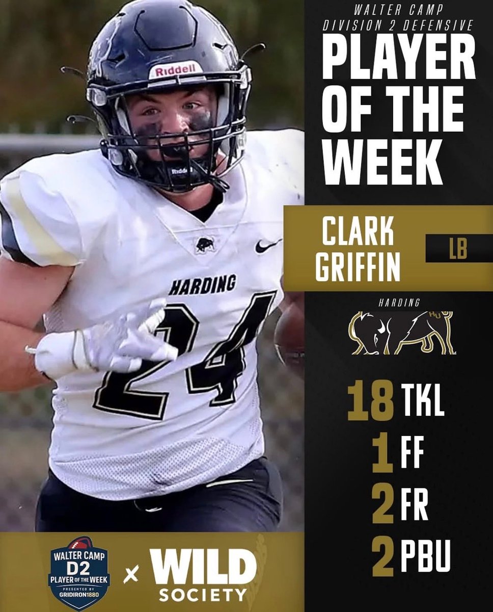 Paul Simmons (@paulsimmonshu) on Twitter photo 157 D2 teams in the nation and the NATIONAL defensive AND  offensive players of the week are both Bisons!!  
What an incredible accomplishment, what an incredible honor.   Warriors!! 157 D2 teams in the nation and the NATIONAL defensive AND  offensive players of the week are both Bisons!!  
What an incredible accomplishment, what an incredible honor.   Warriors!!