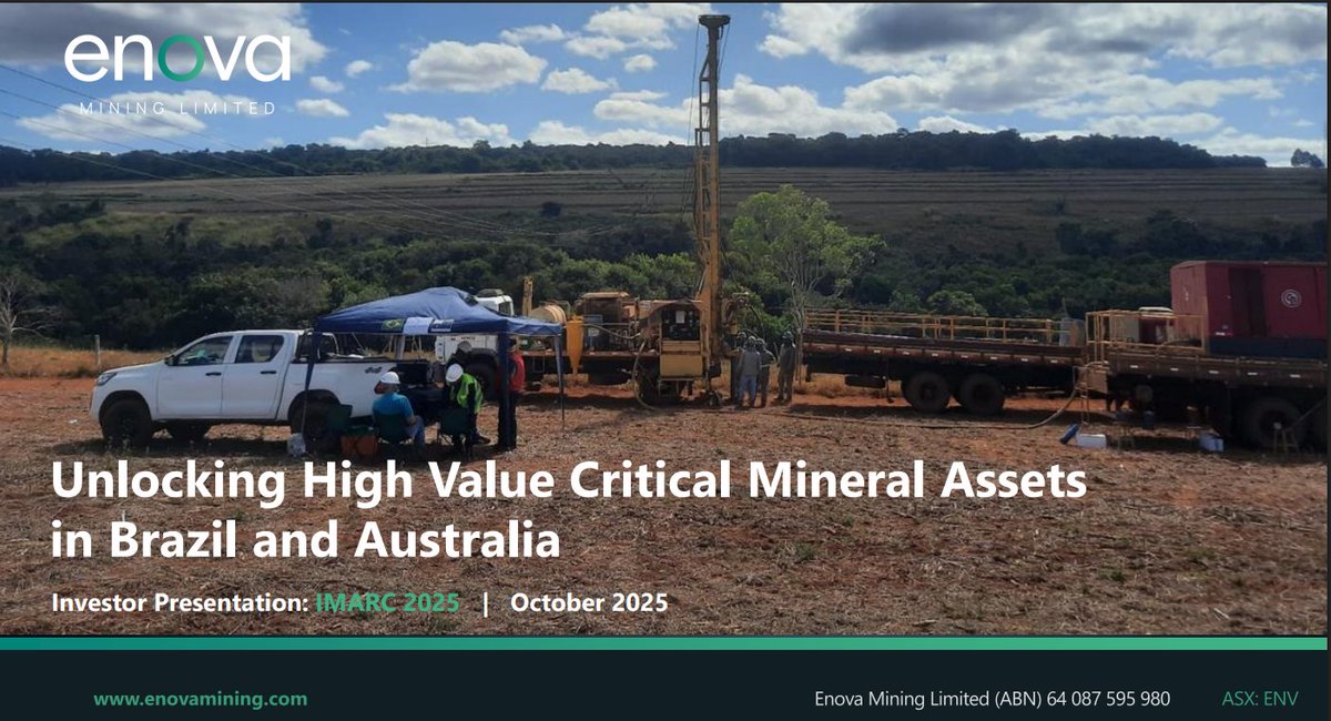Image for the Tweet beginning: Investor Presentation - IMARC 2025
View