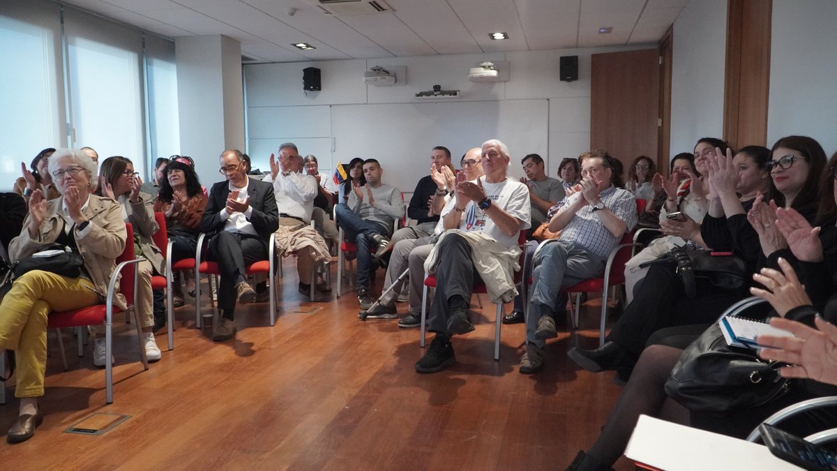 La solidaridad en Madrid alza su voz a favor de la paz en Venezuela mppre.gob.ve/publicacion/60…