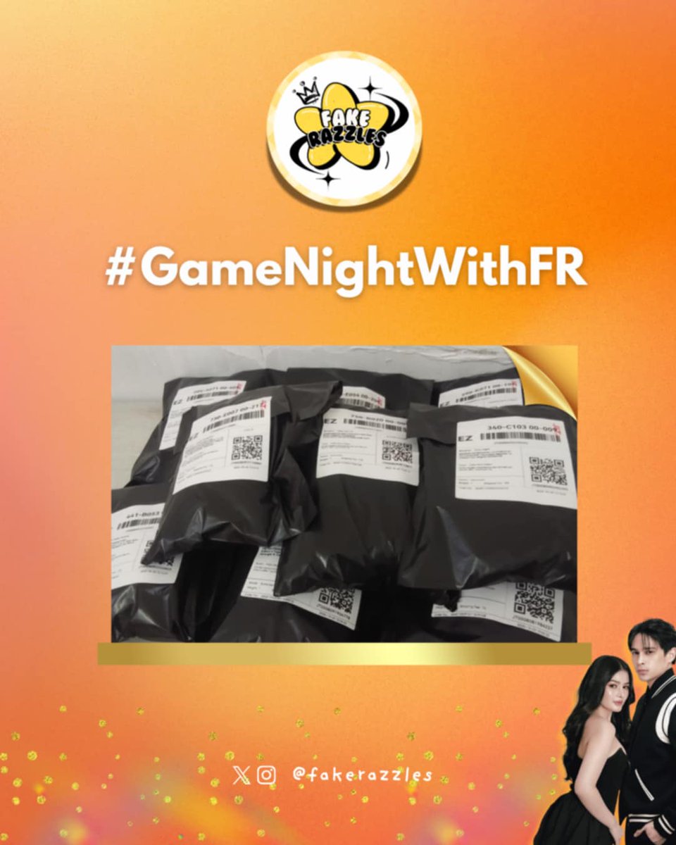 fakerazzles's tweet photo. All Game Night prizes are on their way! Thanks for waiting and for joining the fun! 🧡💛
#AzRalph
#GameNightWithFR
#ProjectSanghaya https://t.co/SyVhaciPCj