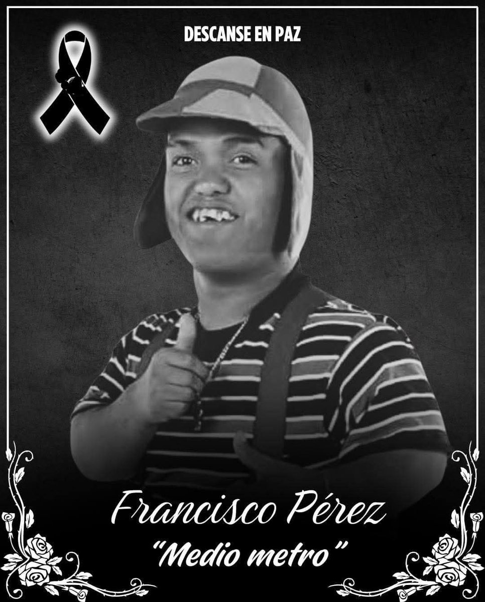 Edwin_zyto's tweet photo. Se nos fue un grande, bueeeno no tanto. 

Medio minuto de silencio en memoria de Francisco y a seguir practicando el paso del chavito. https://t.co/LjIf9aWidk