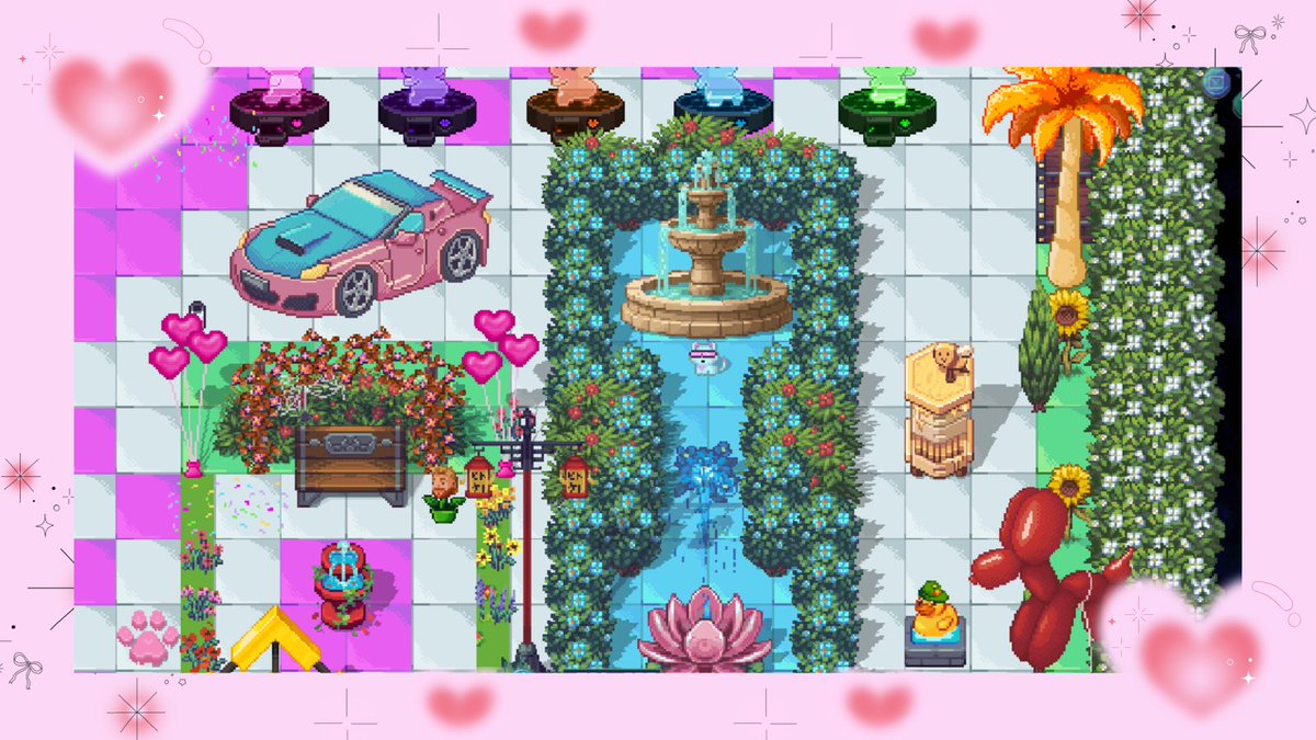 Patty_GamerNFT's tweet image. Olha só que fonte mais LINDA! 😍🥰

Que ganhei do @LemonF1re, e eu amei demais! 🥹💖

O design, as cores e os detalhes estão simplesmente perfeitos, deixou meu espaço ainda mais encantador! 🌿💫✨

#PixelsUGC #PixelsOnline #LemonFire