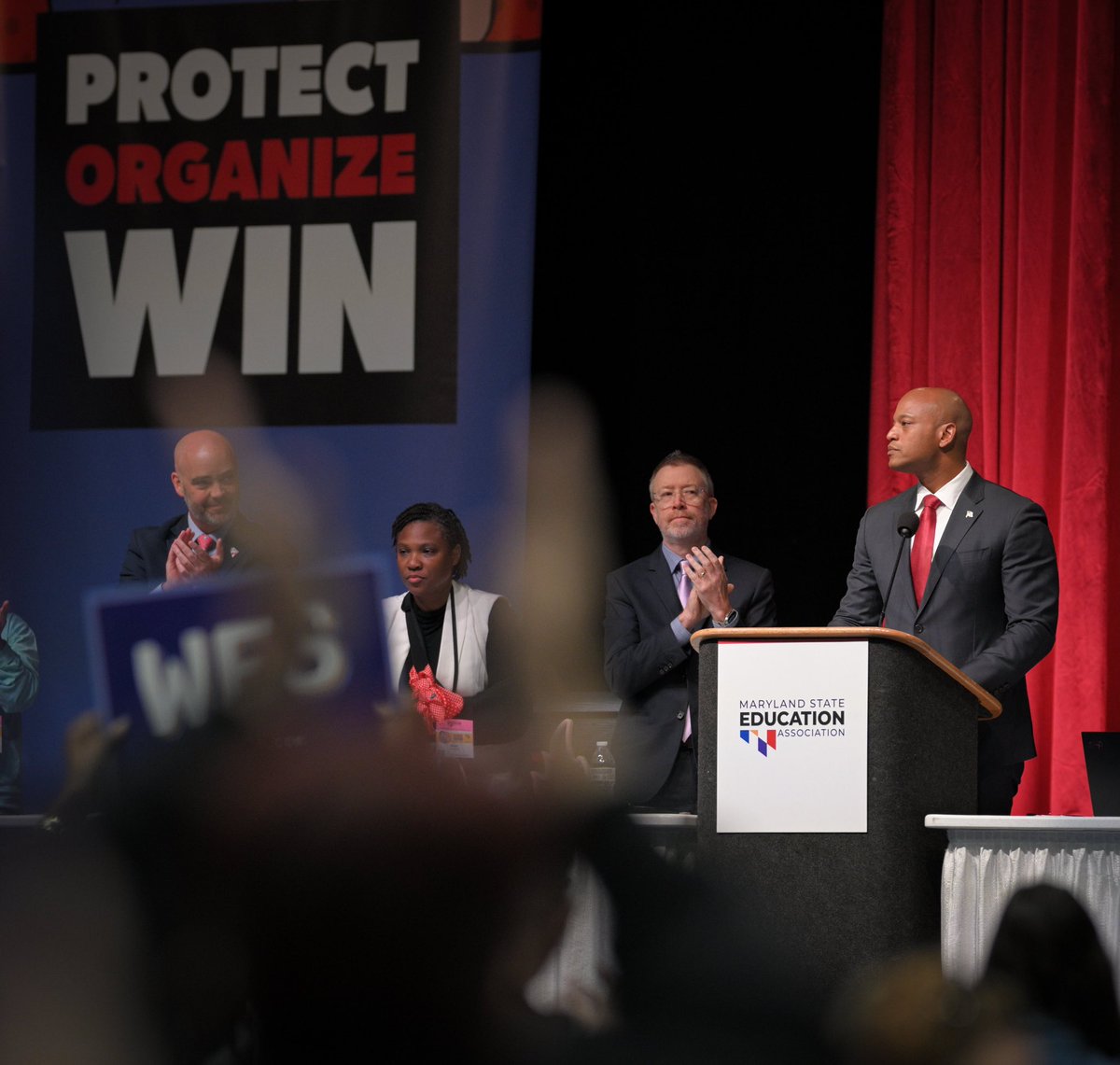 iamwesmoore's tweet image. I’m honored to have the endorsement of the @MSEAeducators, which represents over 76,000 educators across our state.
Together, we’ve delivered record funding for Maryland’s schools, and together, we’ll keep investing in our students and educators.
