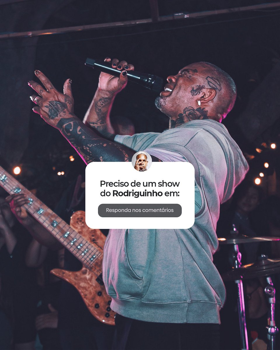 SigaRodriguinho's tweet image. Comenta aqui aonde você quer um show meu 🫶🏾

#rodriguinho #pagode