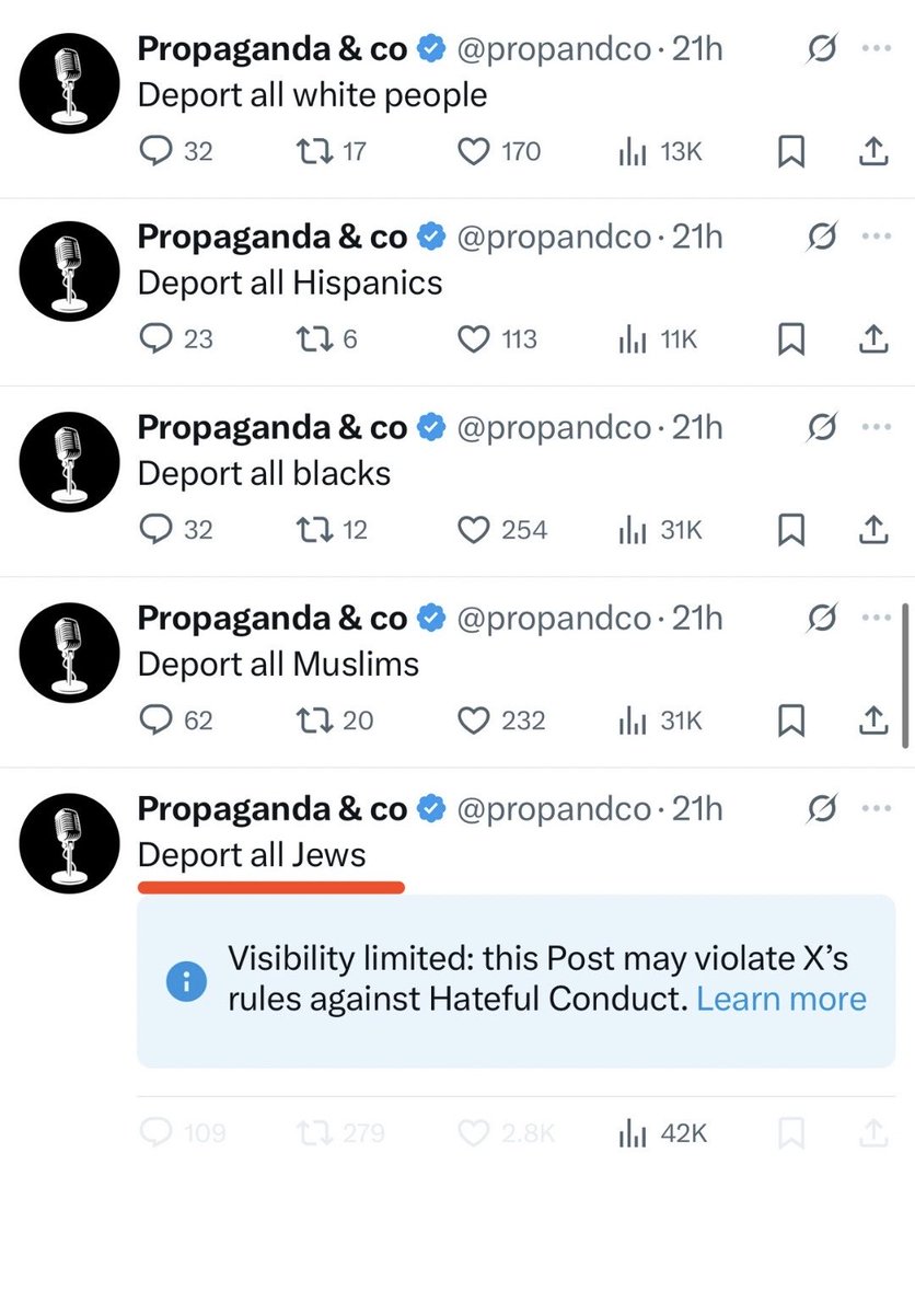 You can deport everyone, including white people, but you cannot deport the Jews 👍🏼