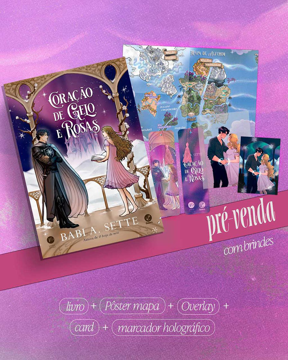 42Clube's tweet image. 🔥 De volta ao estoque! 

📚 Coração de gelo e rosas + brindes
💷 R$69,90
🔗 amzlink.to/az0824EC1iHqe

Pintura trilateral especial e brindes com tiragem limitada: marcador holográfico com tassel, mapa, um overlay e um card.