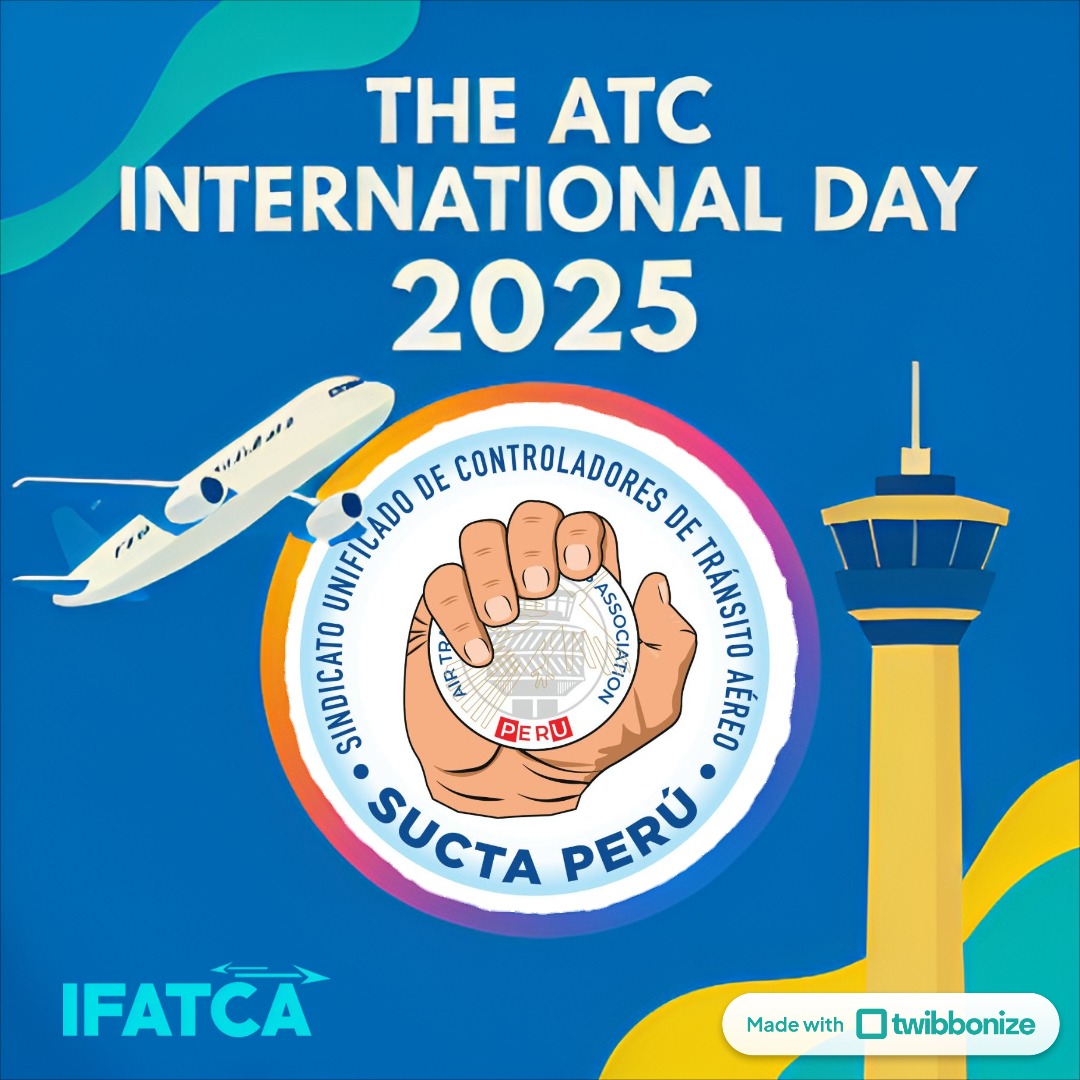 Feliz día Internacional del Controlador de Tránsito Aéreo!
#safety
#ifatca 
#oneskyonevoice