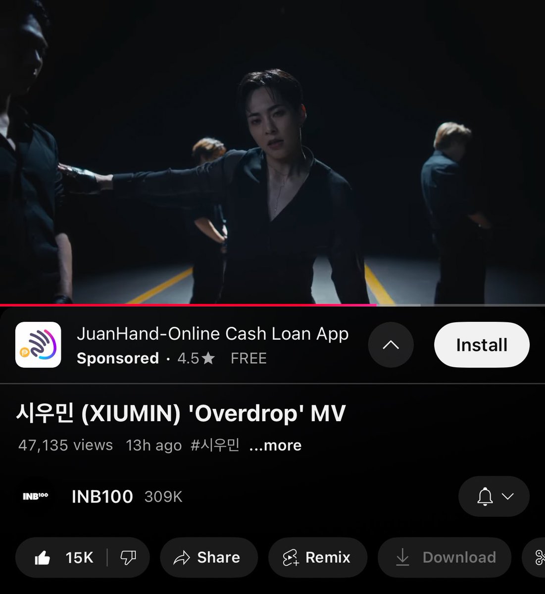 Overdrop has now 47k views and 15k likes on YouTube. Keep on streaming and sharing links on your SNS.

🔗 youtu.be/s4rG7VoGmiE?si…

OVERDROP OUT NOW
#Overdrop #시우민 #XIUMIN
<a href="/XIUMIN_INB100/">XIUMIN_official</a>  <a href="/_xiumin_JP/">XIUMIN JAPAN OFFICIAL</a>