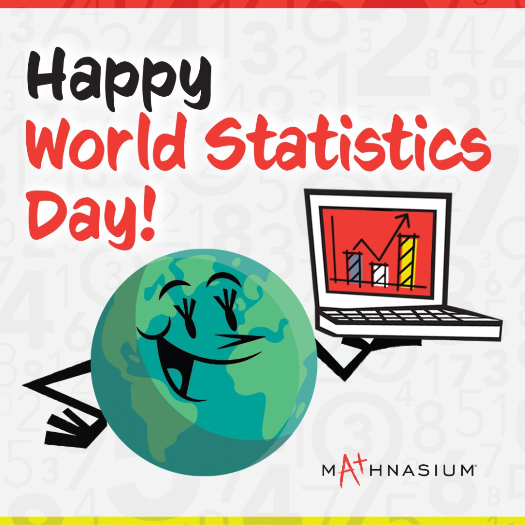 Happy World Statistics Day! 📊✨
 
Today, we celebrate the power of numbers and how they shape our world. From understanding STEM trends to tracking student progress, statistics give us insight, inspiration, and impact.
 
#Mathnasium #WorldStatisticsDay #STEMEducation