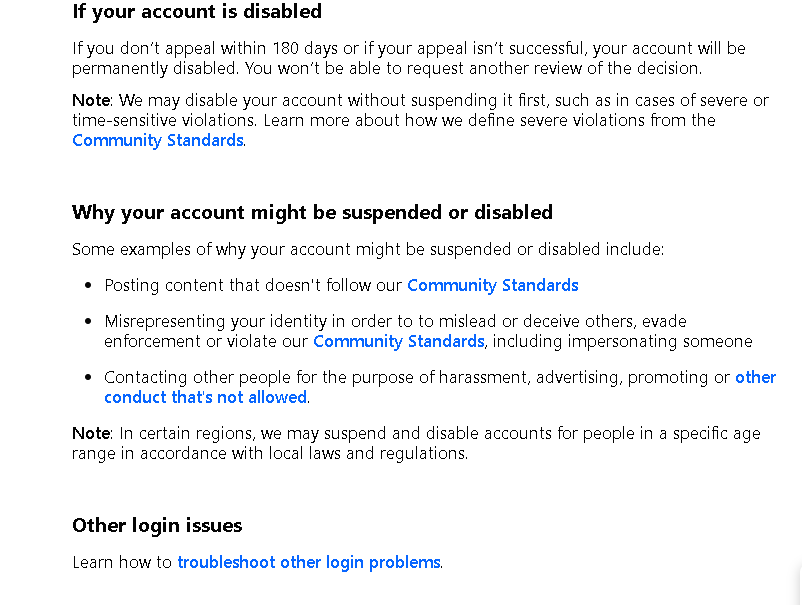 Bob_A1's tweet photo. But no way to appeal it? Really @Meta #FacebookDisabledMe https://t.co/AOFA3Q3wgt
