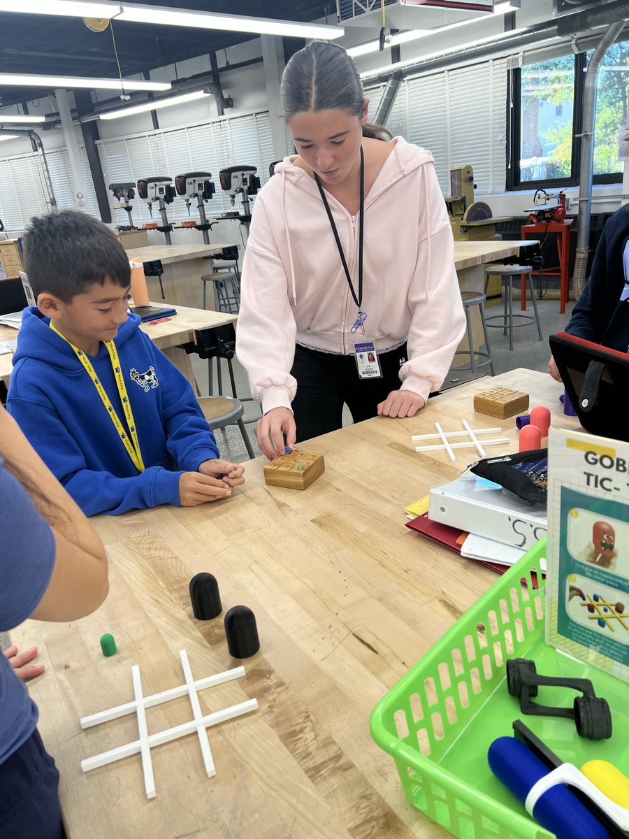 Tech1 engineers  <a href="/BeachStreetWI/">Beach Street MS WI</a> finished making their tic tac toe games and had a day of tic tac toe fun!