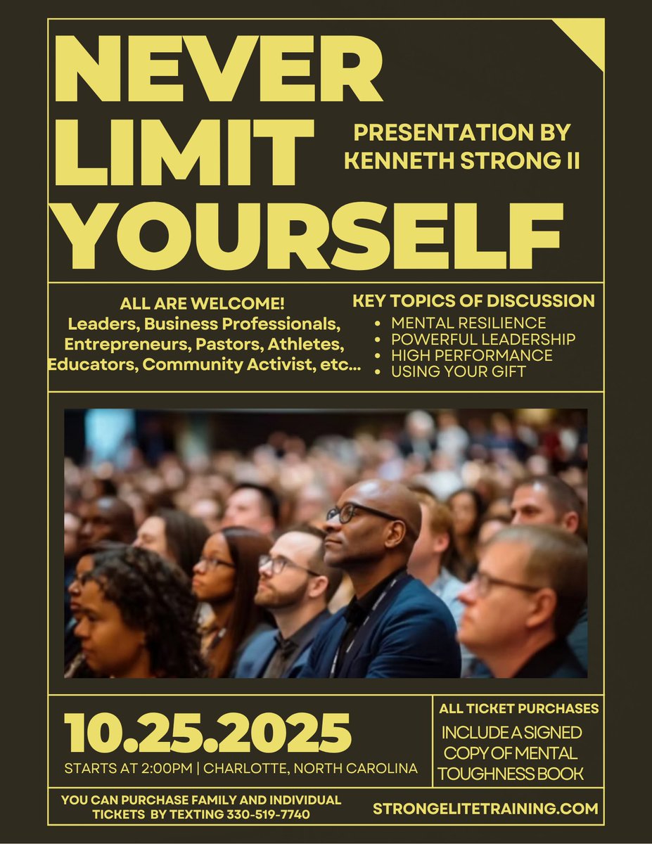 Only YOU have the power to limit yourself.