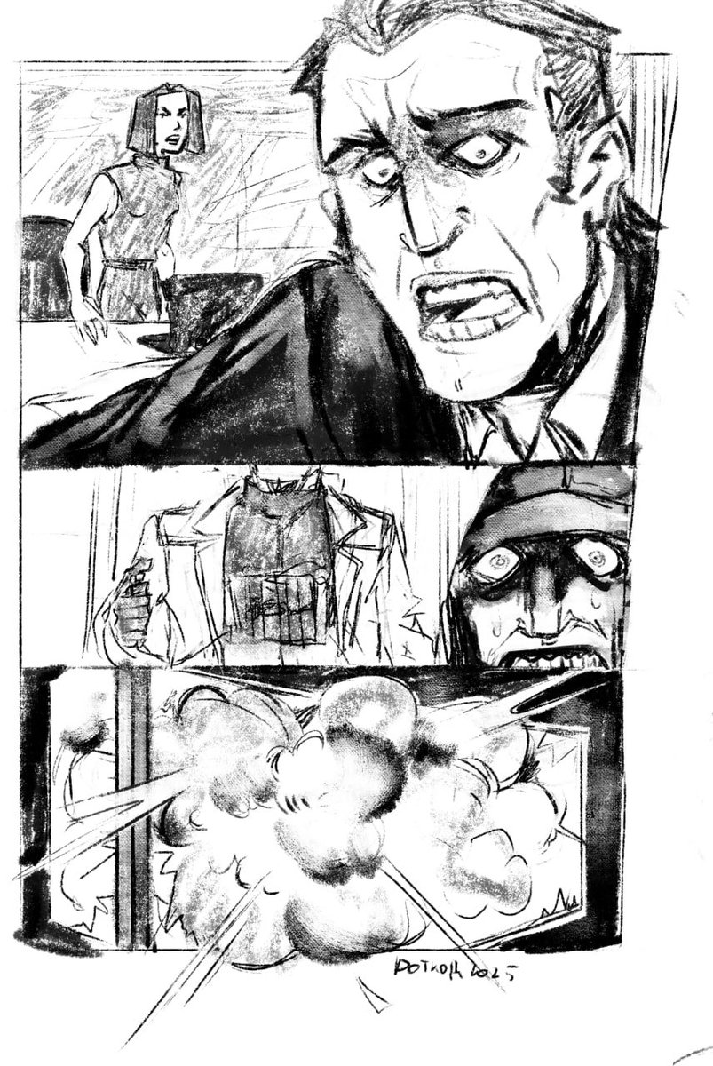 titonerd2002's tweet image. #OriginalCharacters #commandandconquer 
I redrew an old sketch of the normal Commander before he became a cyborg. 

2025-2023