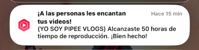 Creo que YouTube es la app que me dice que estoy haciendo las cosas bien!