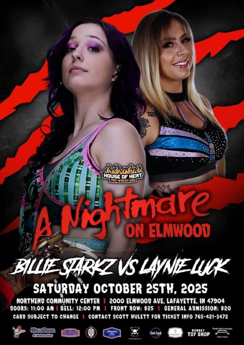 I’m still in my feels for not getting to see <a href="/BillieStarkz/">BIG Billie Starkz • ビリー・スタークス</a> at her recent Naptown appearance. I am excited to see her this Saturday against <a href="/LaynieLuck/">Laynie</a>. This match is gonna be fun.