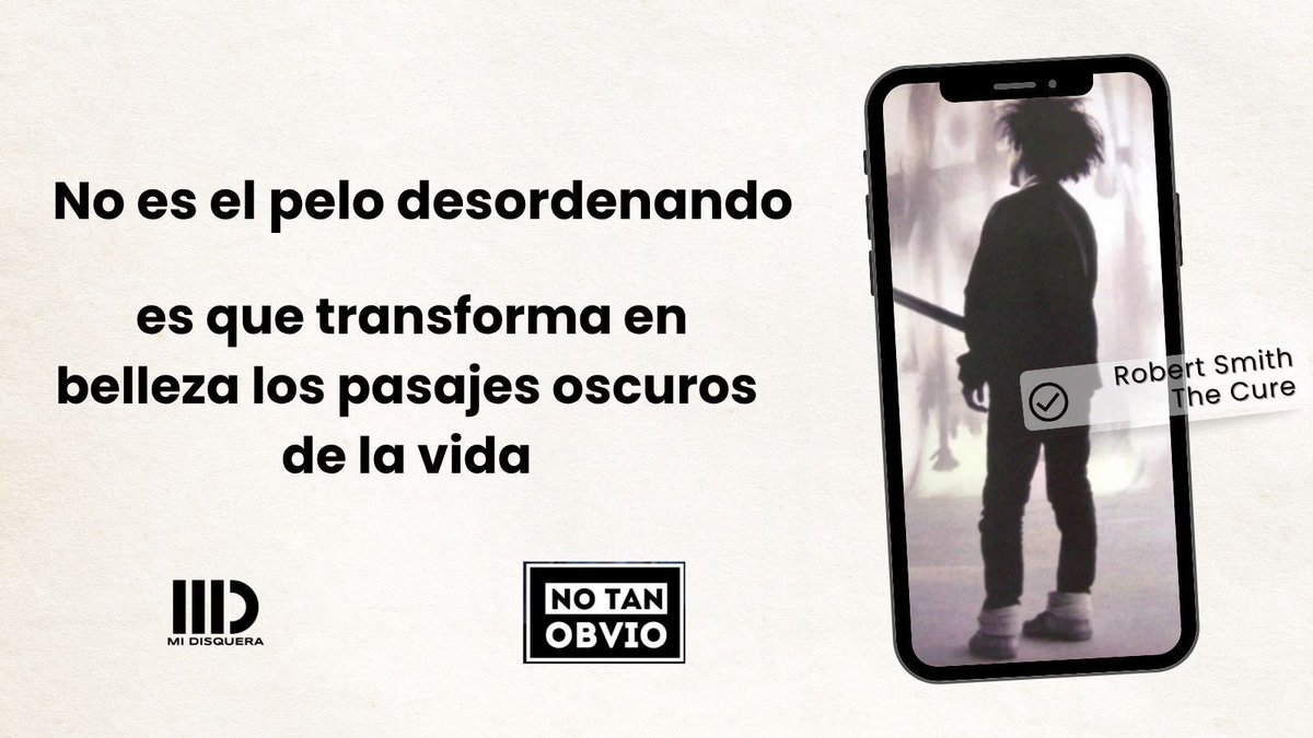 En un mundo de imitadores la autenticidad es un superpoder.
Robert Smith de  The Cure: Un ejemplo de identidad artística que perdura. No creó un personaje, fue genuino. Transformó la melancolía con una voz única y letras literarias.

 #NoTanObvio #Creatividad #IdentidadArtistica