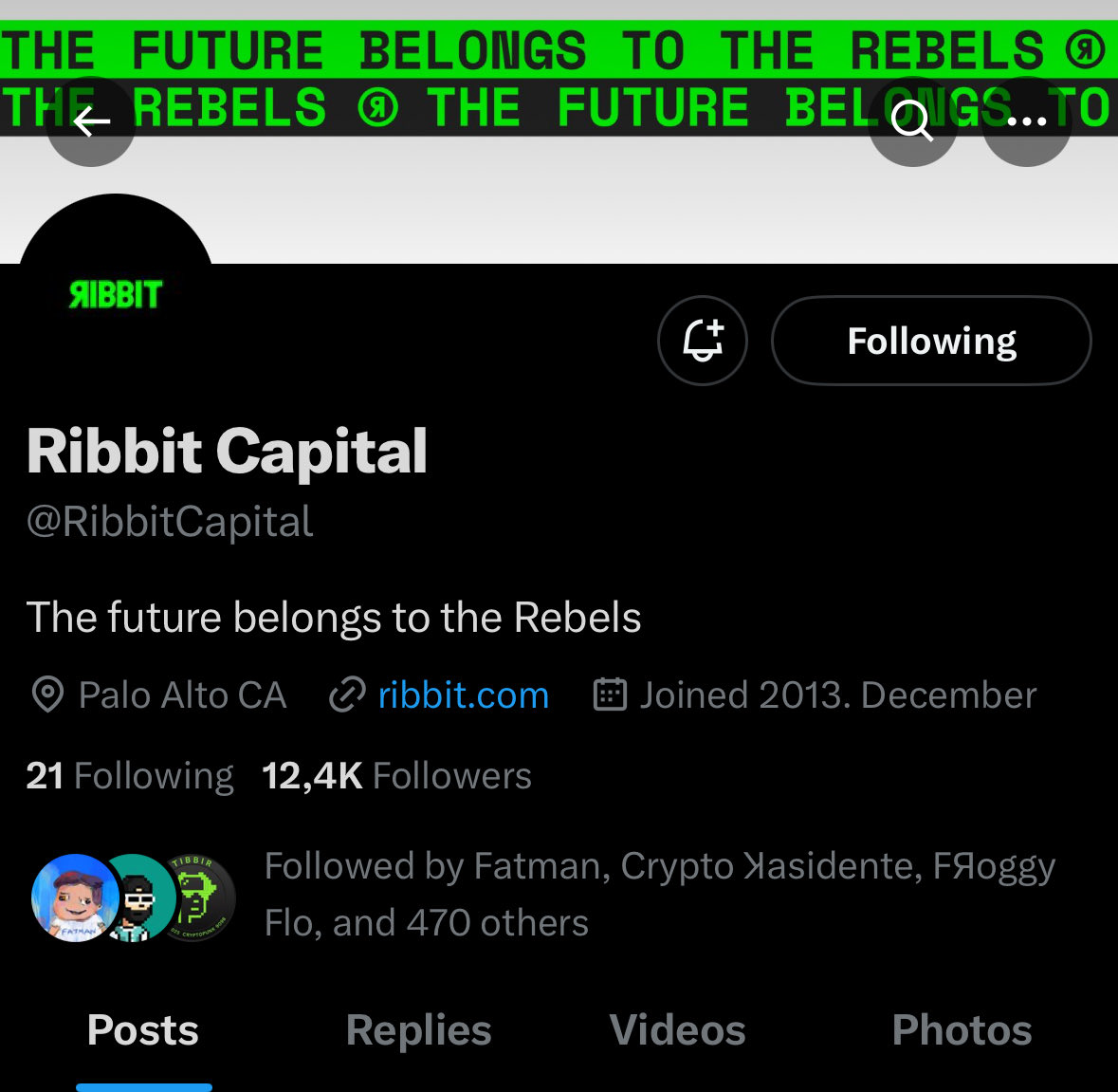 Altcoinist_com's tweet image. JUST IN: @RibbitCapital X account is being prepared for something...🐸👀

✅ changed PFP
✅ changed cover
✅ changed bio
✅ removed old tweets

this hasn&apos;t happened in 10 years.🤯

frog senses $TIBBIR exiting stealth...