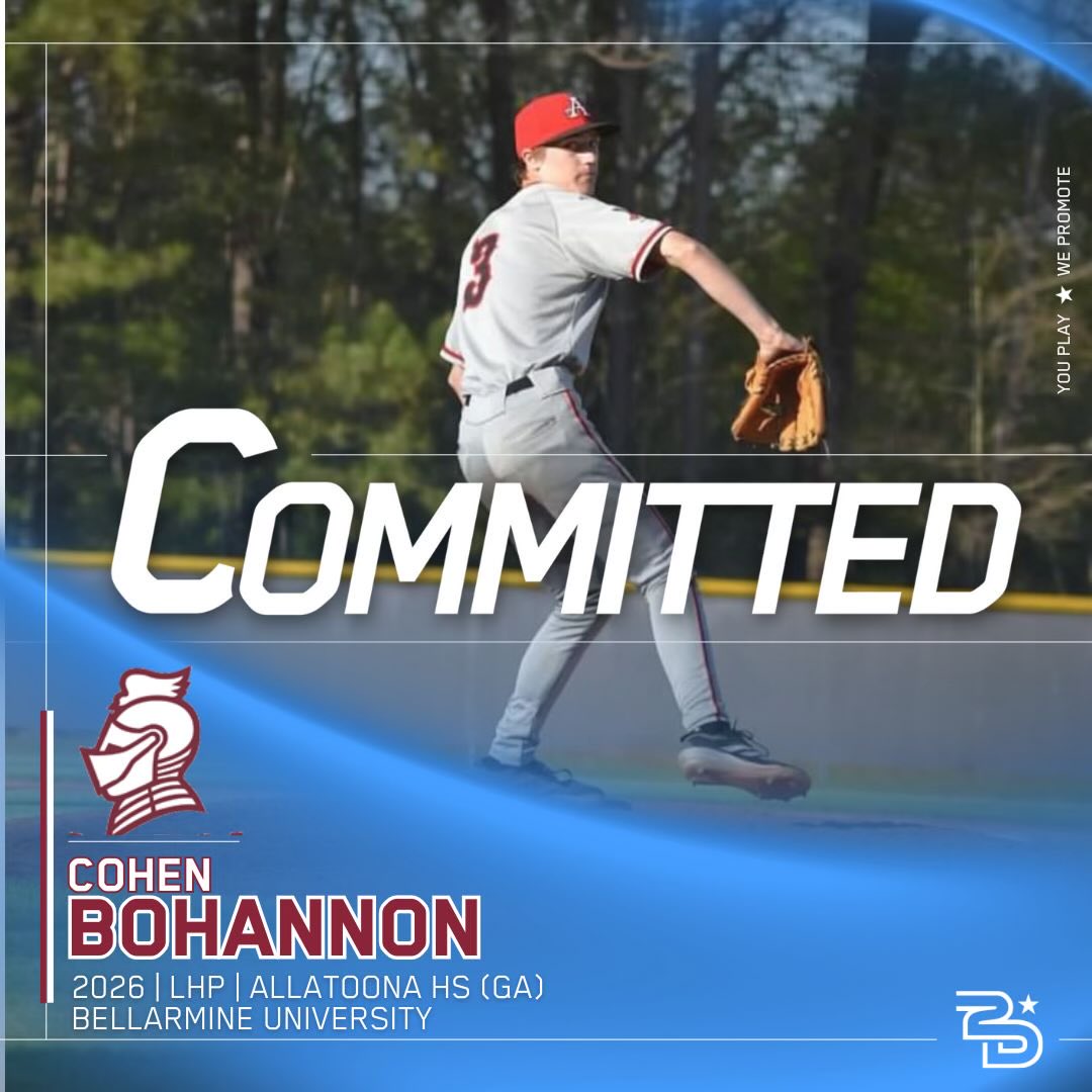 Congrats to <a href="/CohenBohannon/">Cohen Bohannon</a> on his commitment to <a href="/BUKnights/">Bellarmine Athletics</a> 

Bohannon pitched in this years Southeast Cup and is the 40th player to commit from the event.