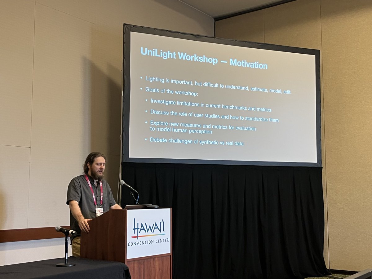 unilightws's tweet photo. Just started! Room 318A! #ICCV2025 https://t.co/1A3C0QWAJv