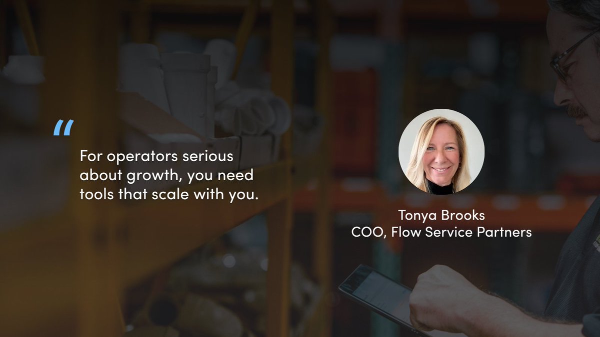 ServiceTitan's tweet image. Tonya Brooks isn’t forcing uniformity, she’s building clarity across commercial service businesses. 

From job costing to fleet data, see how she’s creating alignment without losing the hometown feel: servicetitan.info/48AN1io

#ServiceTitan