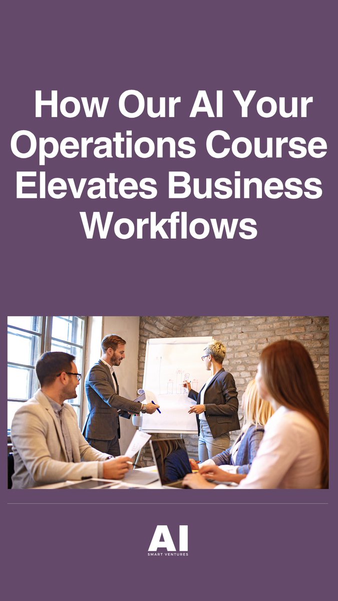 Leaders who master AI drive transformation. Training provides the knowledge and confidence to solve problems, optimize processes, and inspire innovation inside your company aismartinsiders.com/courses/