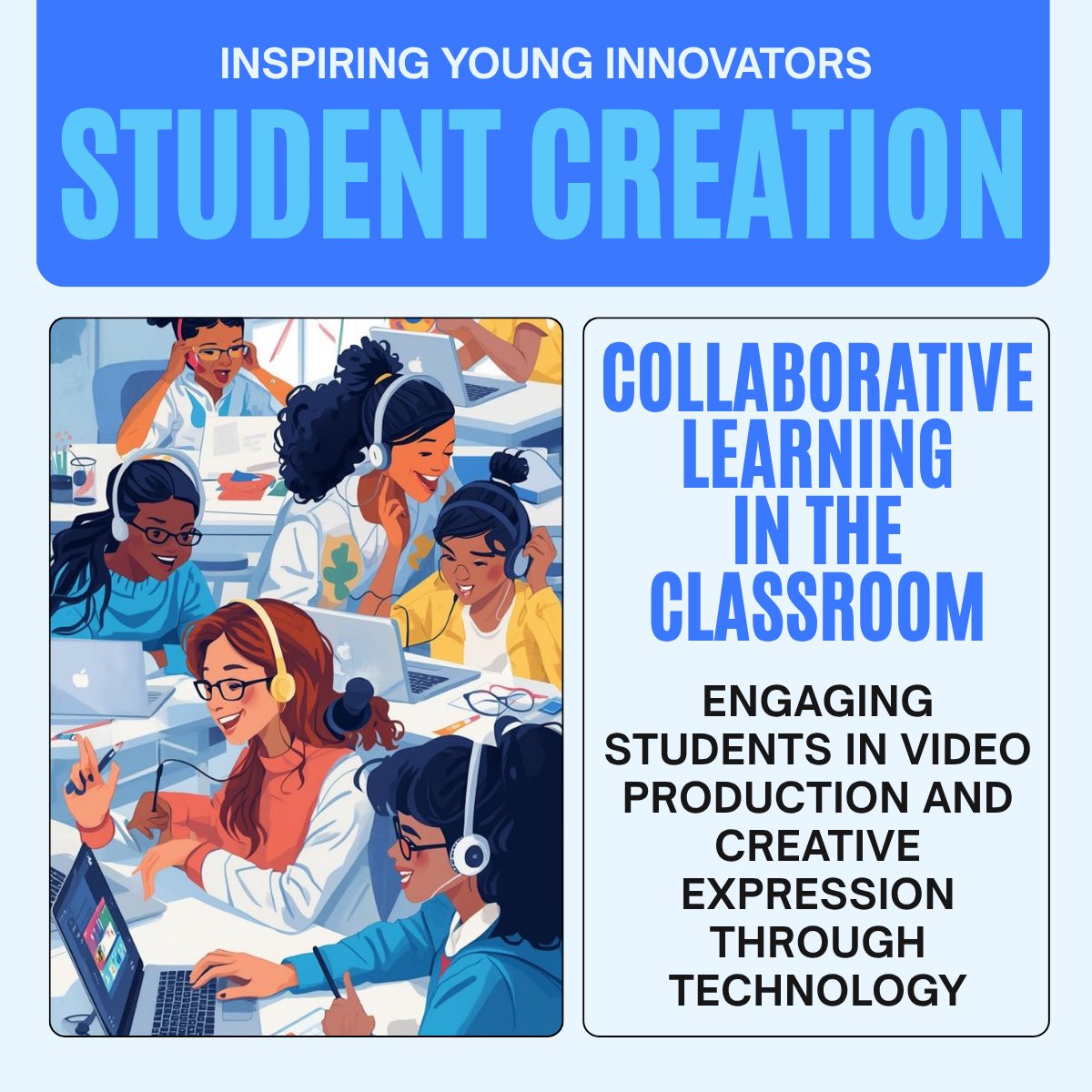 edtechbobby's tweet image. Agency + Creation = Deep Learning. 

🚀 Shift students from consumption to creation to unlock engagement and ownership.

What is your favorite EdTech tool for fostering student voice &amp;amp; creation? 👇