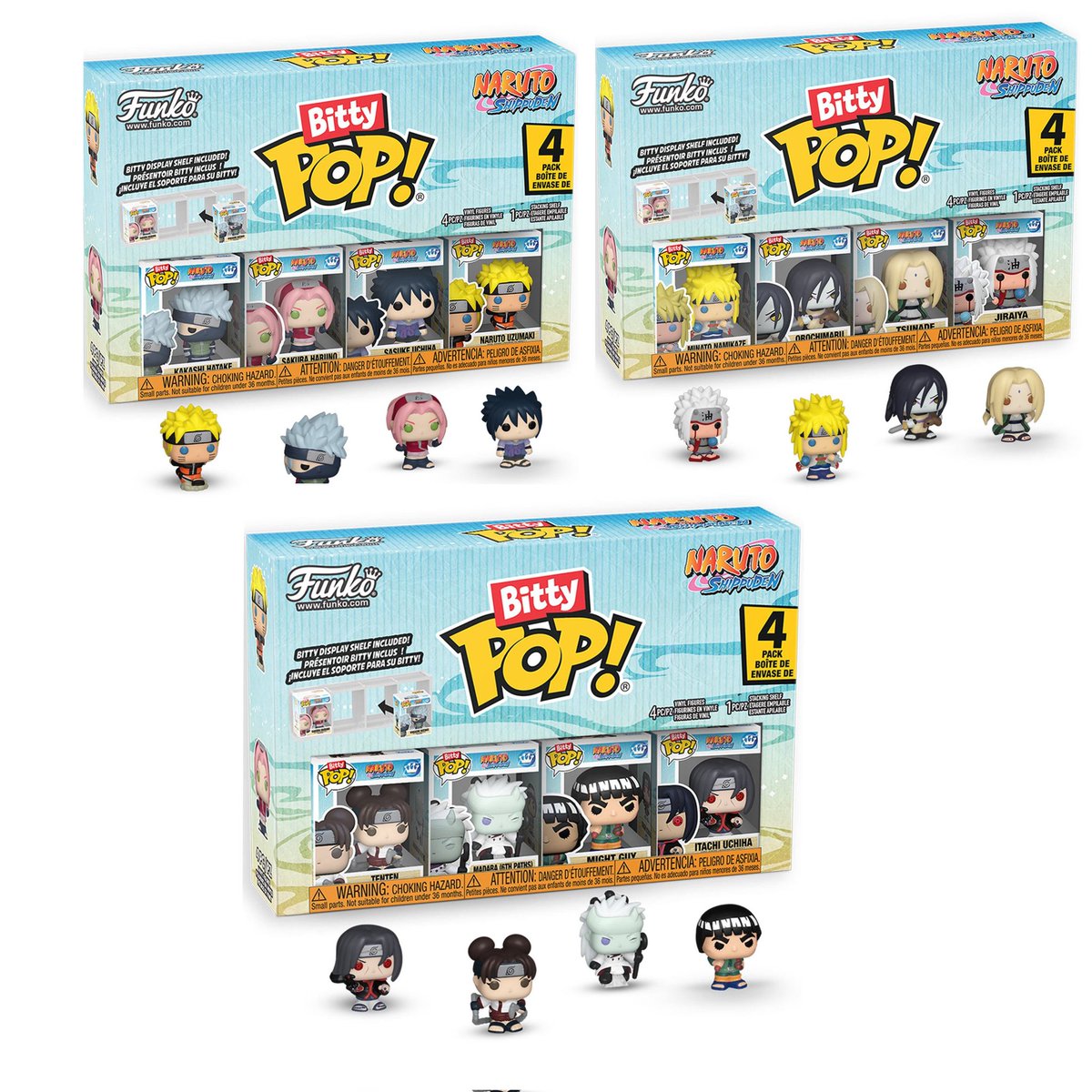 First look at Naruto Bitty Funko Pops!

Coming this week!

#naruto #NarutoShippuden #bittypop #narutouzumaki #funko #funkopop #anime #manga #animemanga