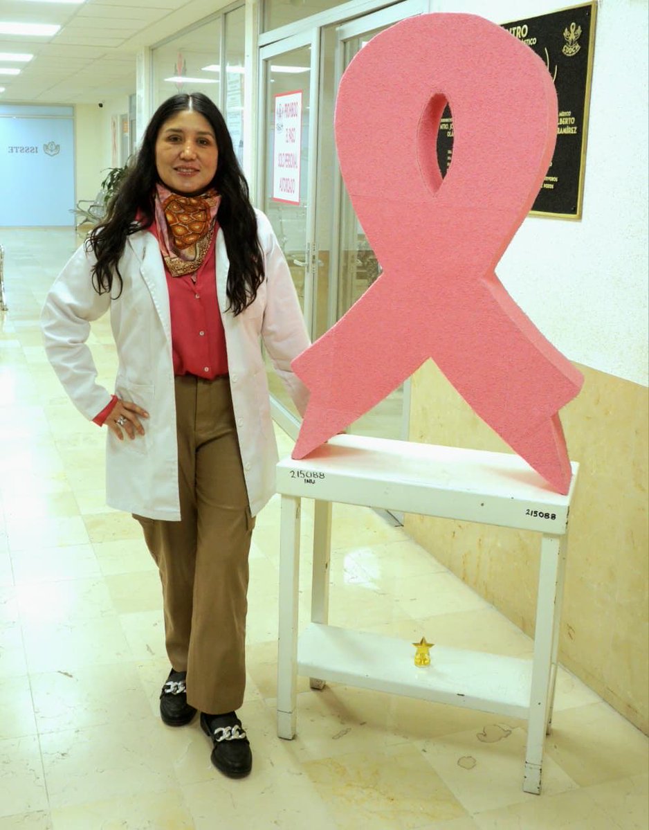 IsssteHidalgo's tweet image. 📰 #COMUNICADO
Subraya @ISSSTE_mx importancia de la detección temprana para combatir el cáncer de mama.
🔗goo.su/zJMEuw1
