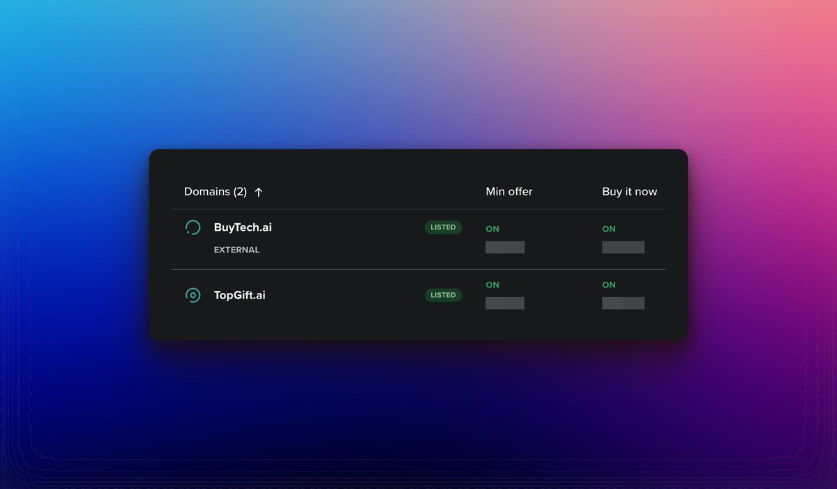 foundergear's tweet image. OK job done, good night! @spaceship 
#domainsforsale #dotai
buytech.ai topgift.ai

PS: Will be building on them until sold 😊🥴