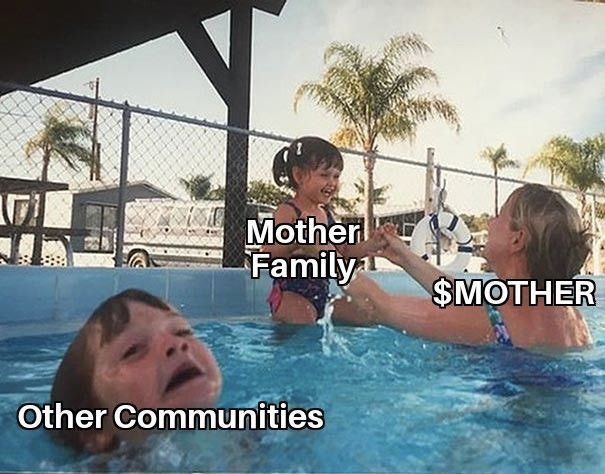MOTHERprovides's tweet image. POV: $MOTHER is your emotional support system ✨