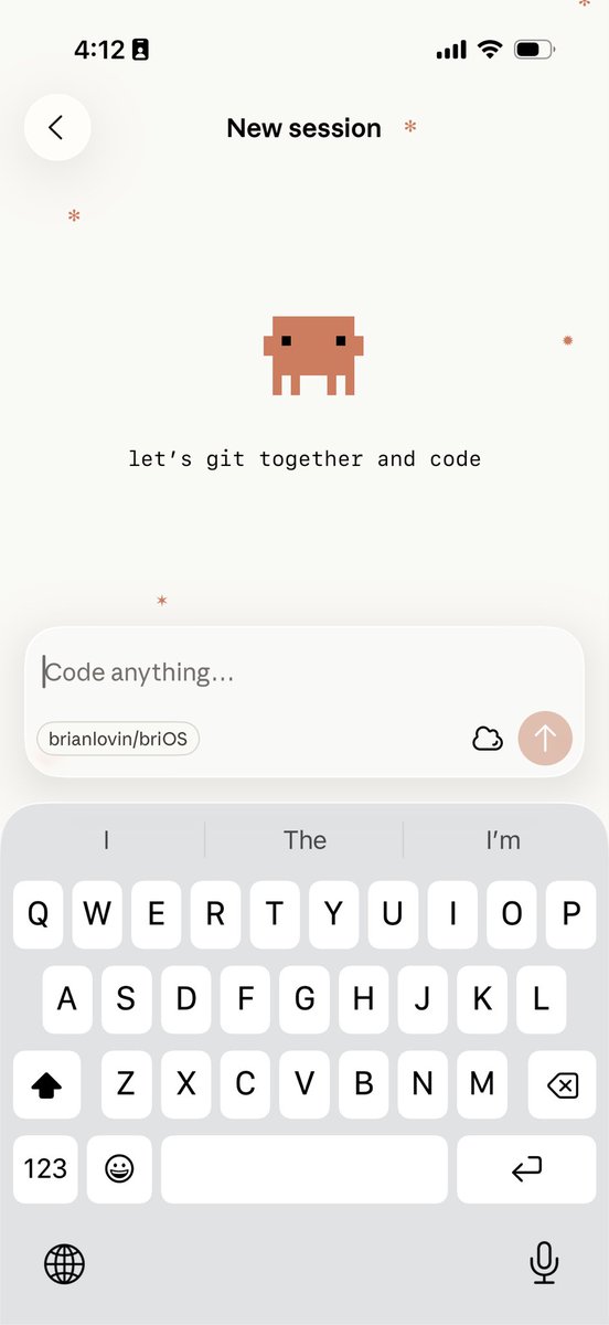brian_lovin's tweet image. Claude Code on iOS! Finally!