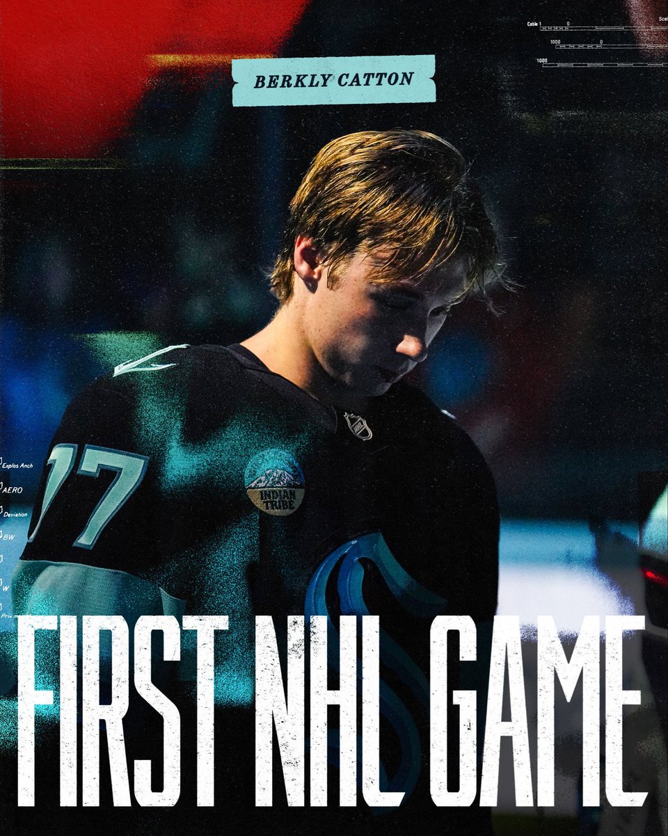 It’s a first for 77! 

Tonight’s matchup in Philadelphia is Berkly Catton’s <a href="/NHL/">NHL</a> debut. The 2024 first-round draft pick becomes the franchise’s ninth selection to play his first NHL game.