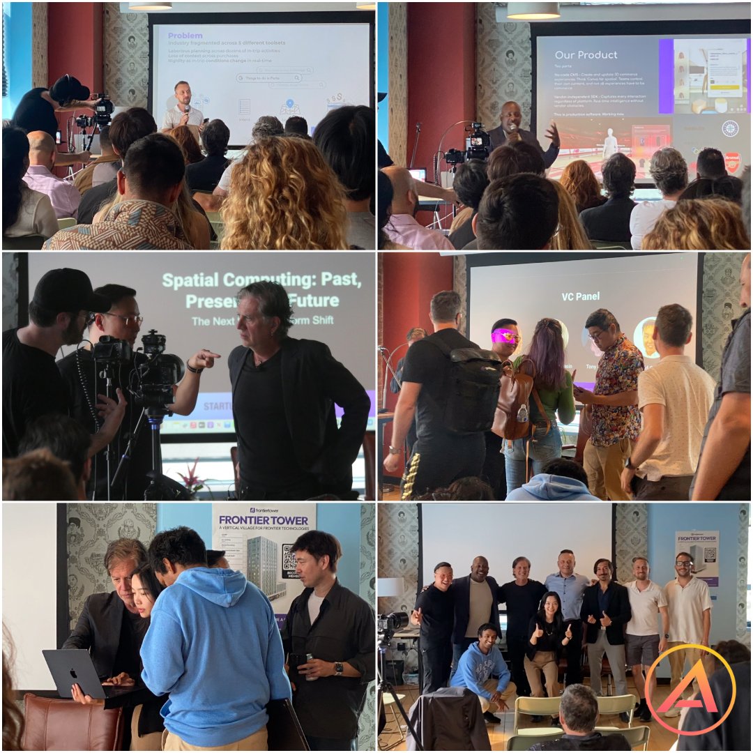armand_tech's tweet image. Attended "Pitch your Startup in Spatial to Raise Funding" at #TechWeek 🚀
Panel → Live Demos. Spatial went from concept to edge in one session 🔥
WebSpatial startups getting white-glove support 💎
This is how you win investor attention ⚡