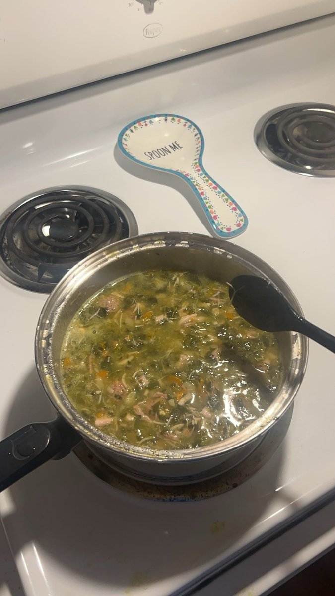 MarraPatton's tweet photo. Some wedding soup for dinner tonight! It’s loaded with some protein and lots of different veggies!! Stay warm! 
#techwell https://t.co/2JVQyxMFhP