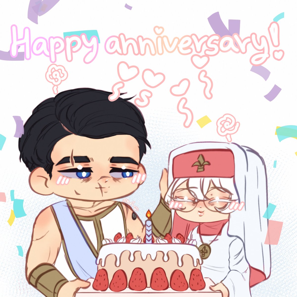 <a href="/Hatsubara_8chan/">🎀ハチイ🌻アドンの妻👑</a> It came a little late, but HAPPY ANNIVERSARY!! A year of loving DemeTheia and more to come 💕✨
These two are my favorite Yumeship and one of the first I met! I love everything you do Hachii!! Keep it up!